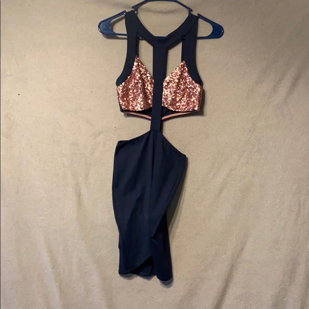 Pink and Blue dress